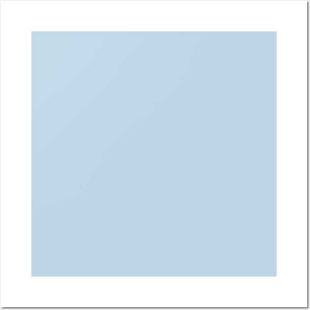 PLAIN SOLID COLOR Pale Aqua Wall Art by colorsandpatterns